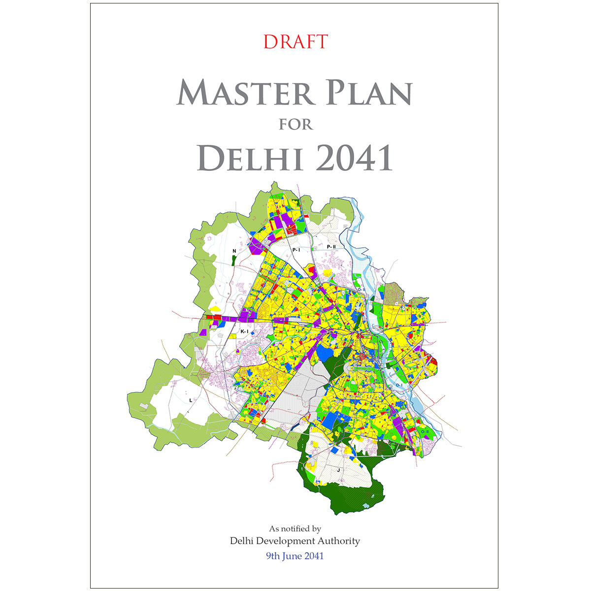 Draft Master Plan for Delhi 2041 - Print Book